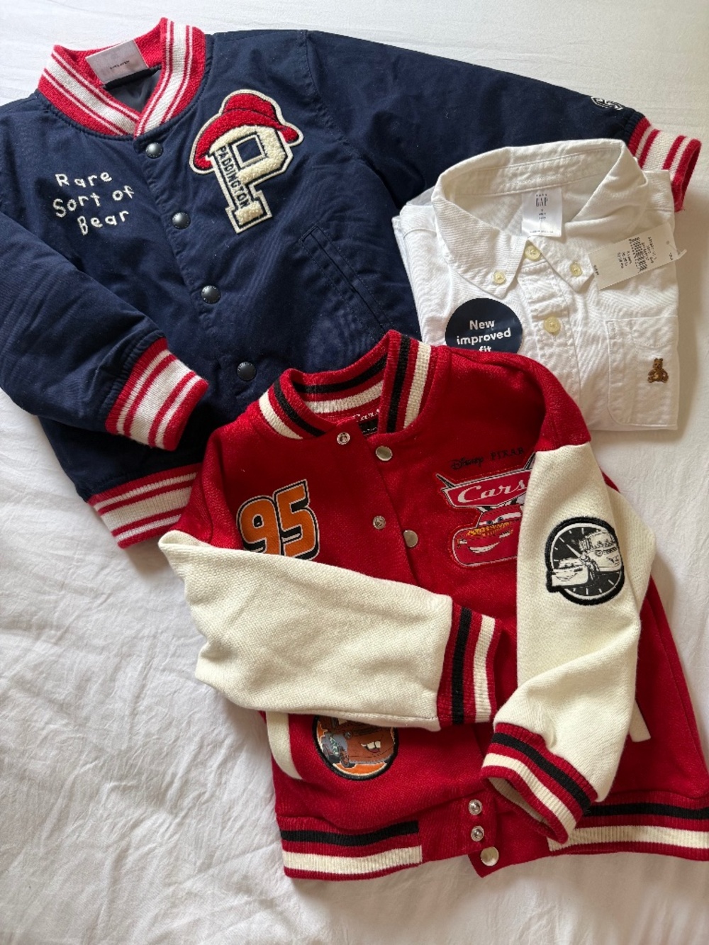 Bundle Baby Gap Paddington Bear Disney Cars Jackets